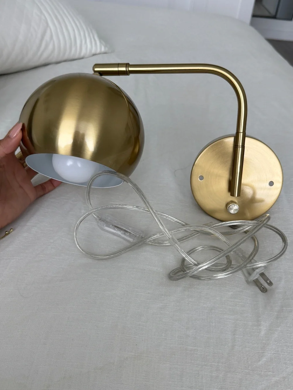 Gold Wall Sconce Light - Modern Home Wall Decor